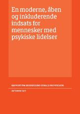 Cover til udgivelsen En Moderne og inkluderende indsats for mennesker med psykiske lidelser